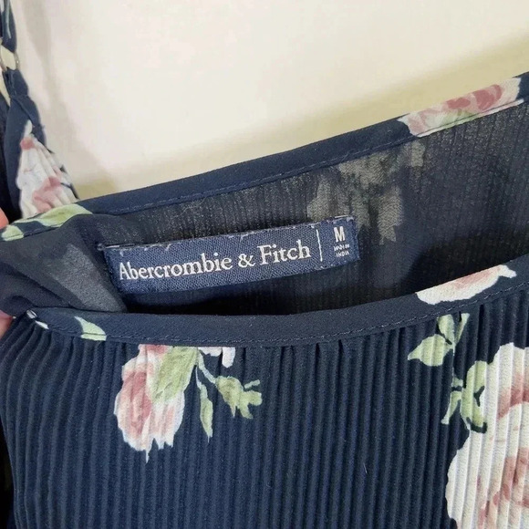 🌟✨2 for $20 ✨🌟 ABERCROMBIE & FITCH | FLORAL PLEATED TANK TOP - Picture 6 of 11